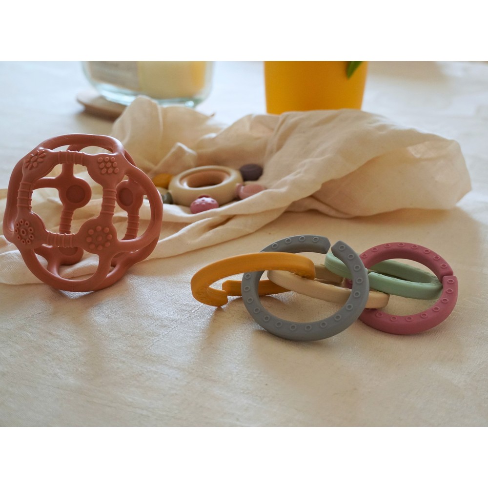 BoJungle Playtime B-Ball palla silicone Terracotta