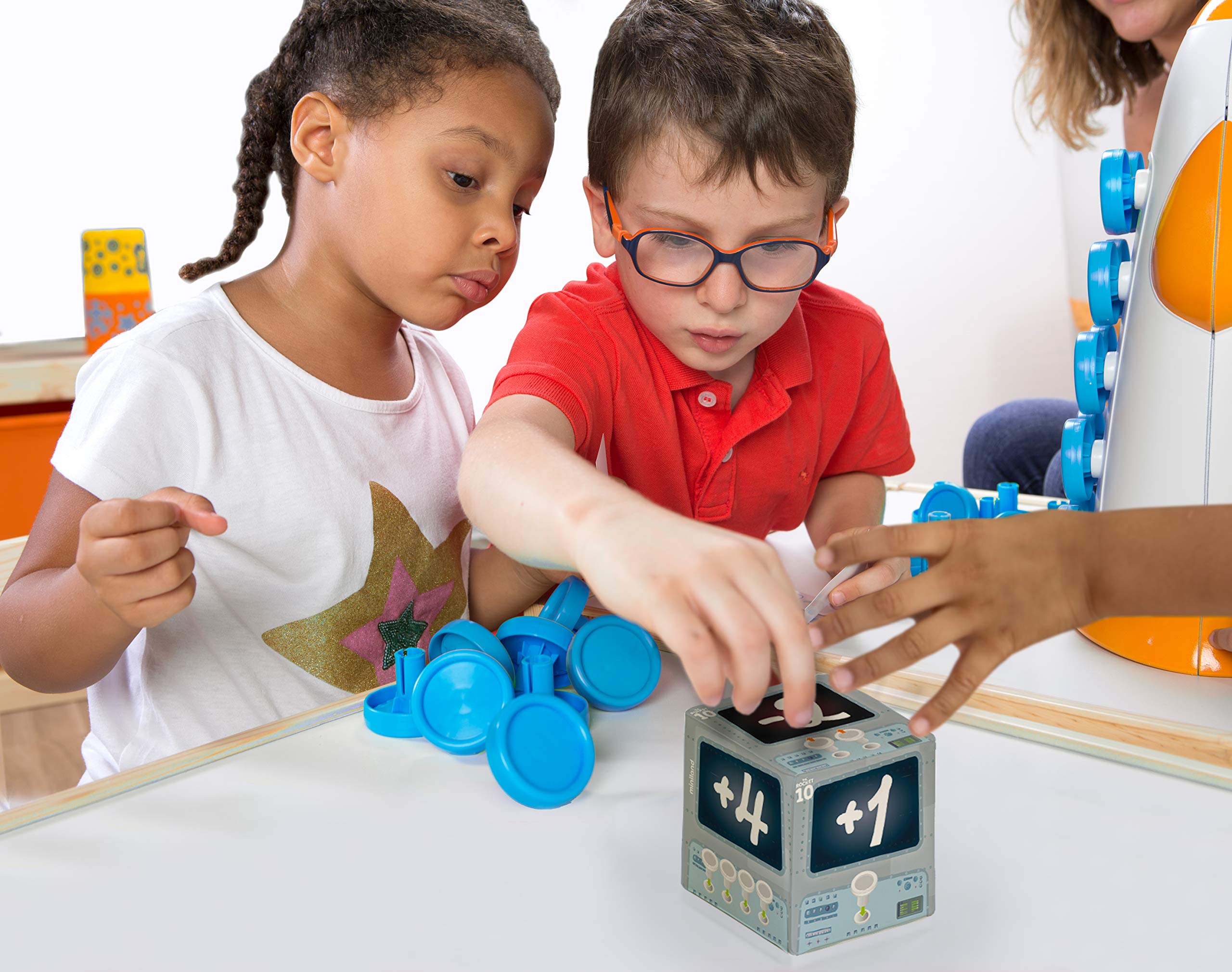 Miniland The Rocket 10 31871 gioco matematica 3-7 anni metodo ABN