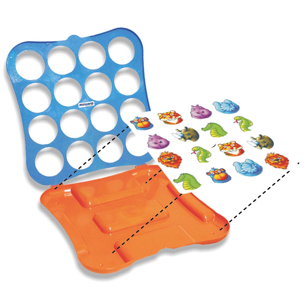 Miniland Coppia Game First Learnings Gioco Memoria 3-6 Anni