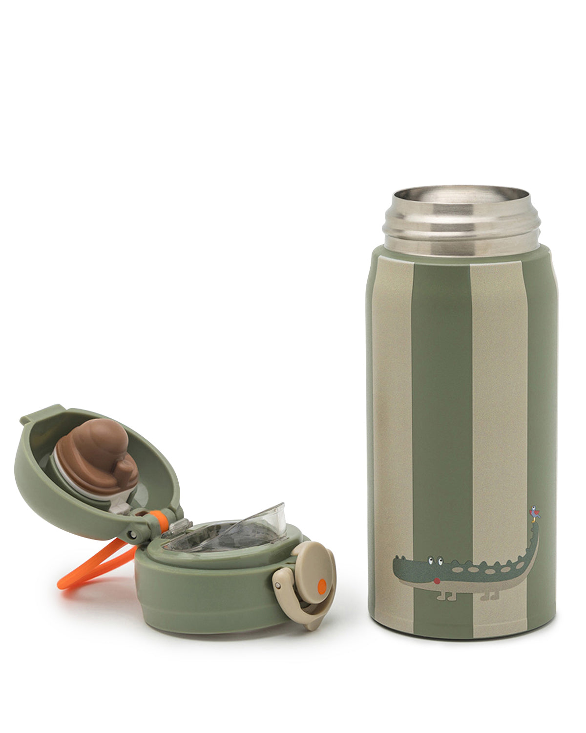 Noui Noui Crocodile borraccia acciaio 350 ml senza cannuccia
