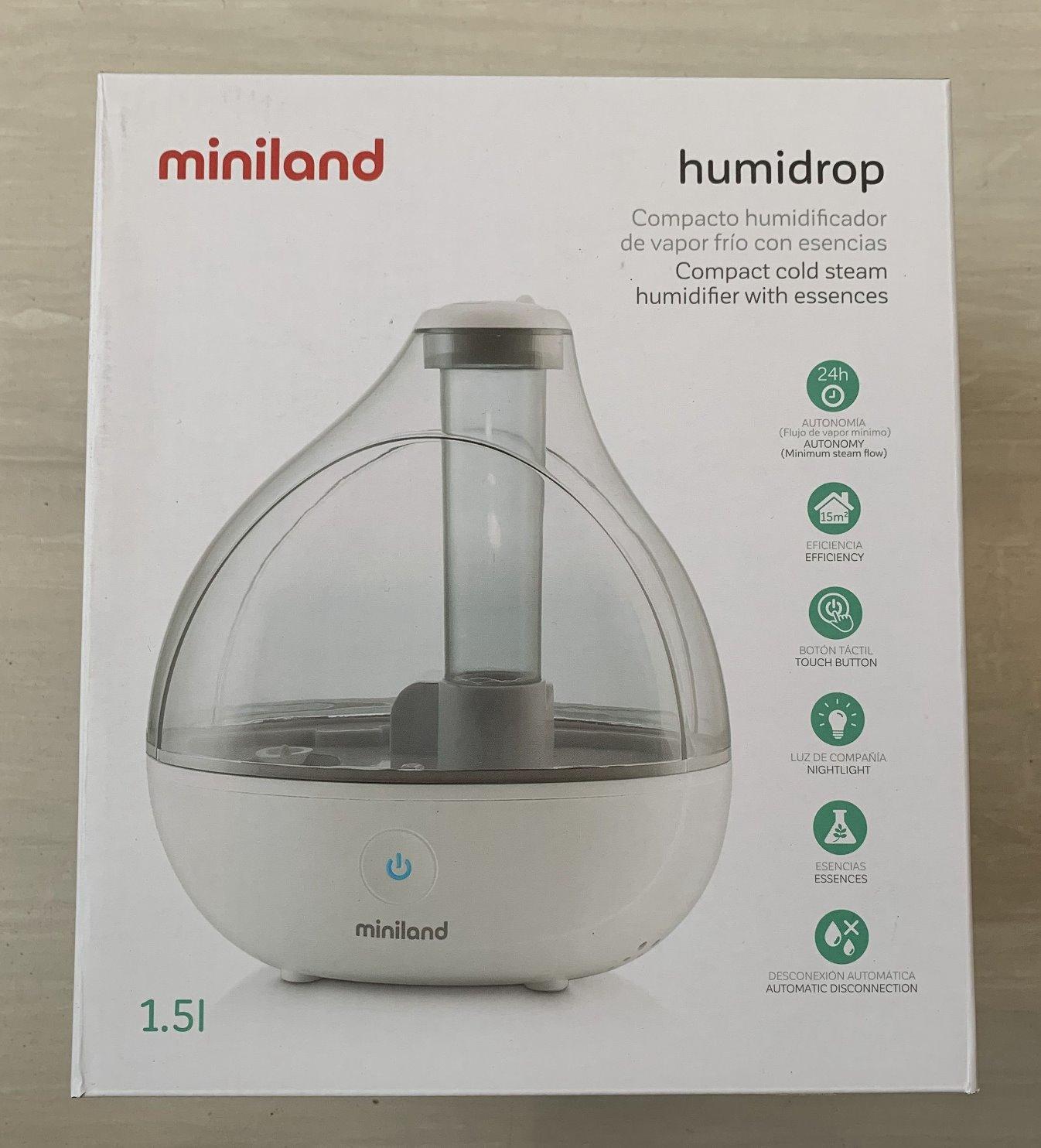 Miniland Humidrop 89173 umidificatore ultrasuoni bianco a essenze