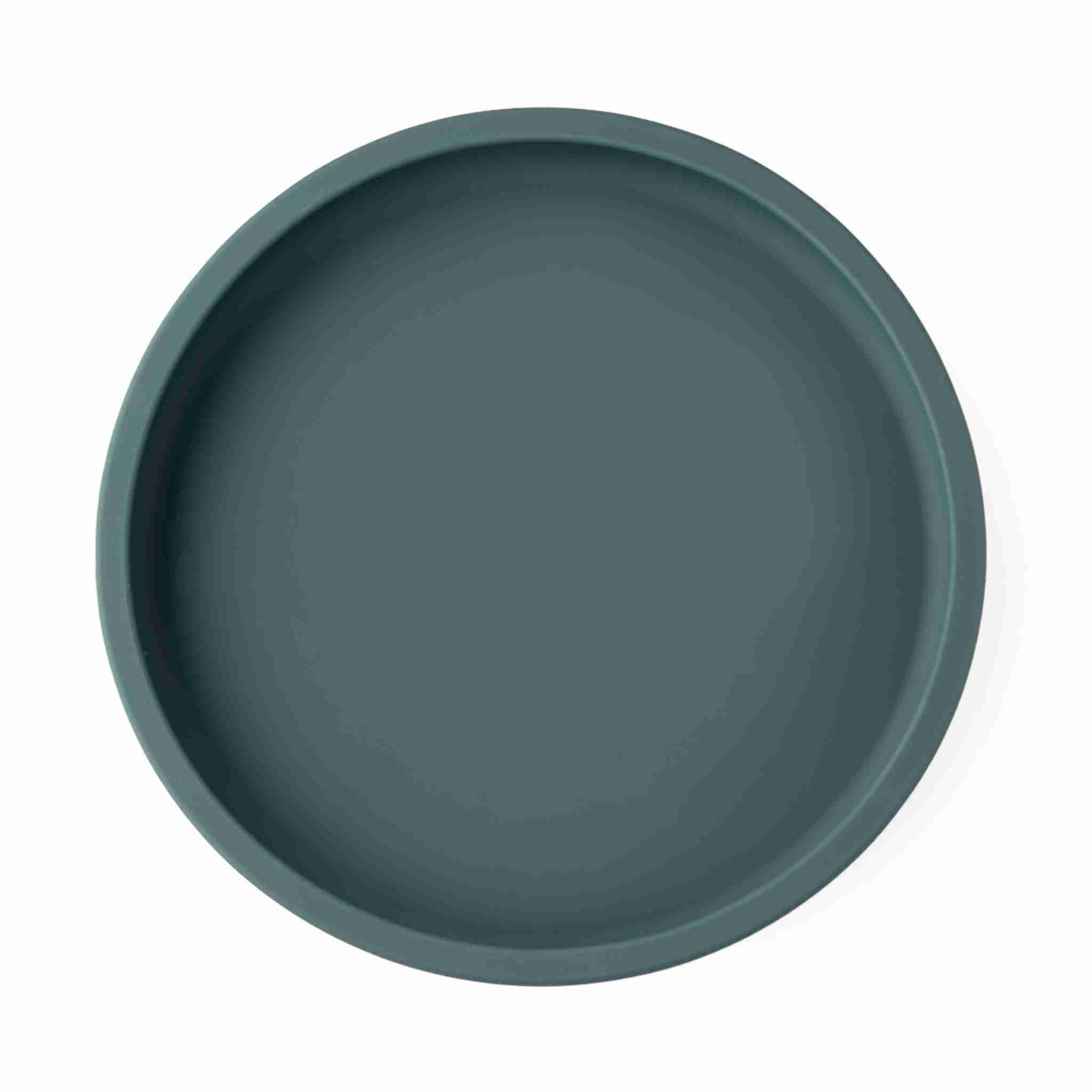 Eco Rascals Silicone Divider Plates piatto silicone verde petrolio