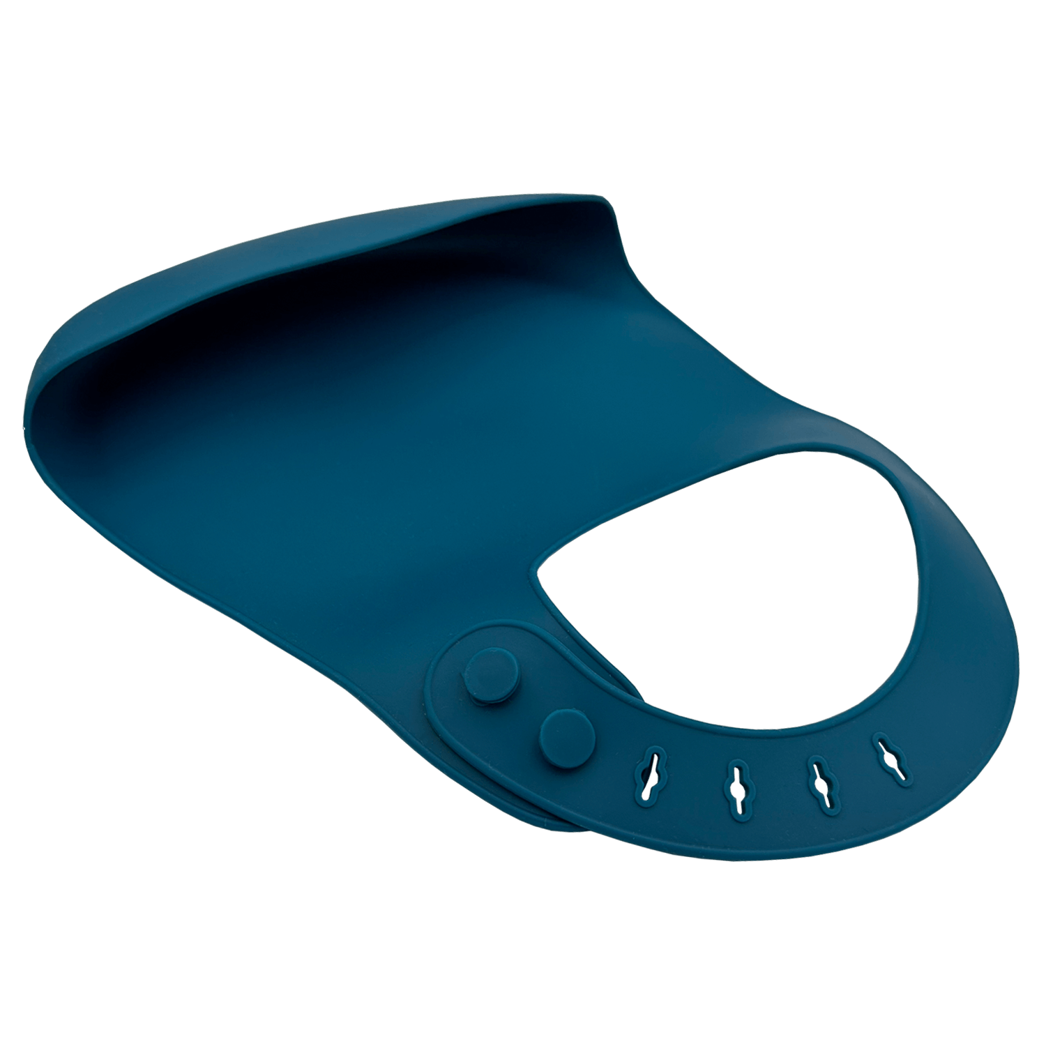 Youly Slab bavaglino silicone blu con tasca regolabile