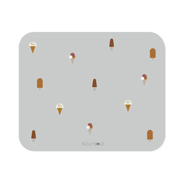 Noui Noui XL Placemats tovaglietta 55x45 vinile grigia