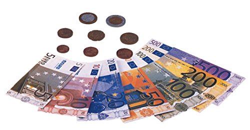 Miniland Giochi simbolici Set Euro 28 banconote 80 monete