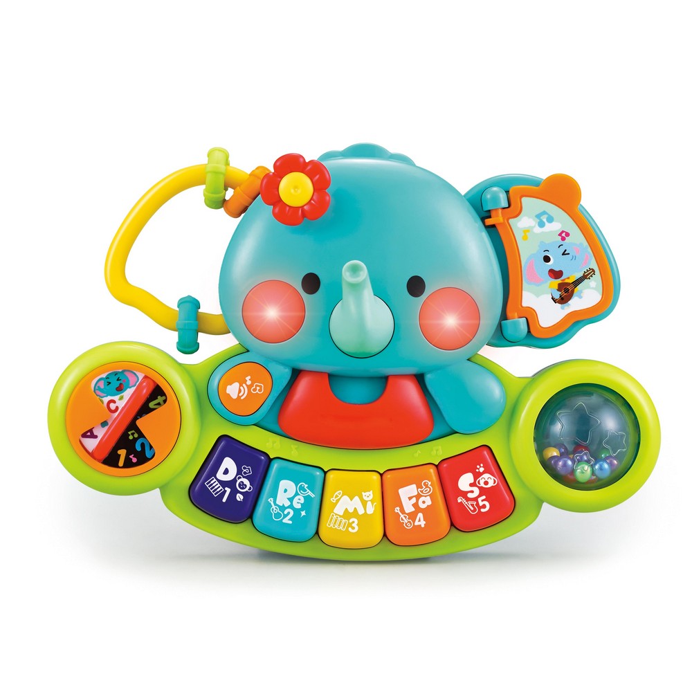 BoJungle Playtime E'Le'Phant pianoforte giocattolo luci musica 6m+