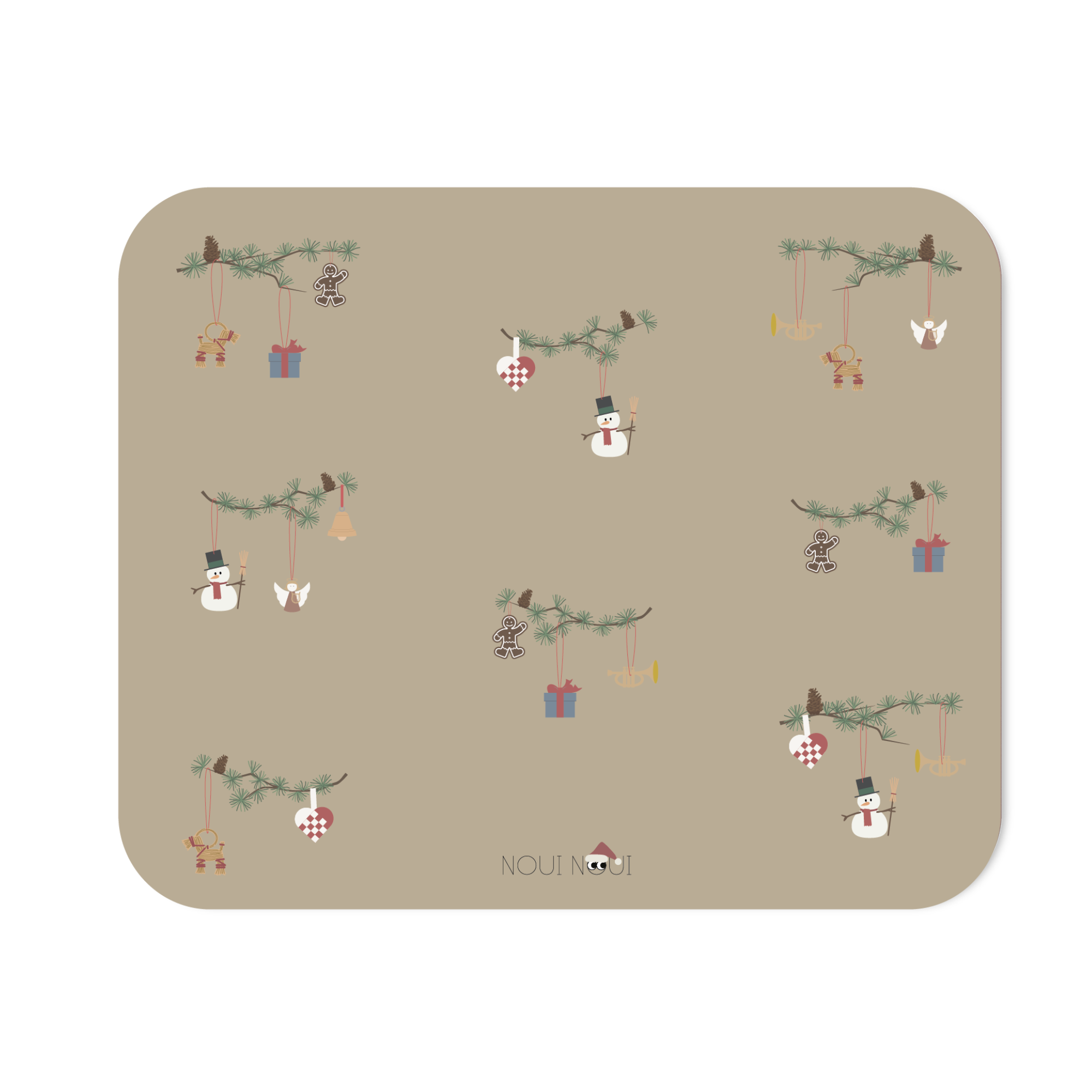 Noui Noui XL Placemats tovaglietta XL 55x45 Christmas