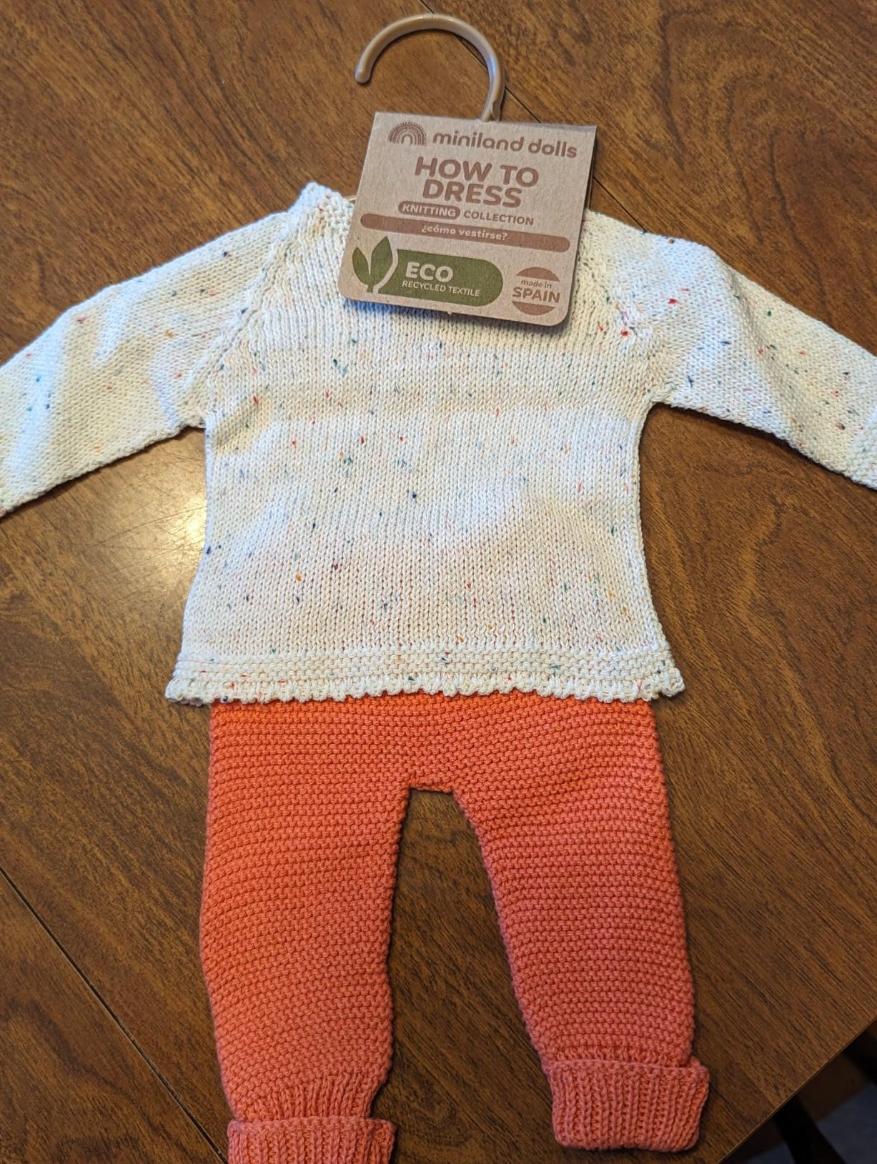 Miniland Bambole 38 cm vestito maglione e pantaloni ECO