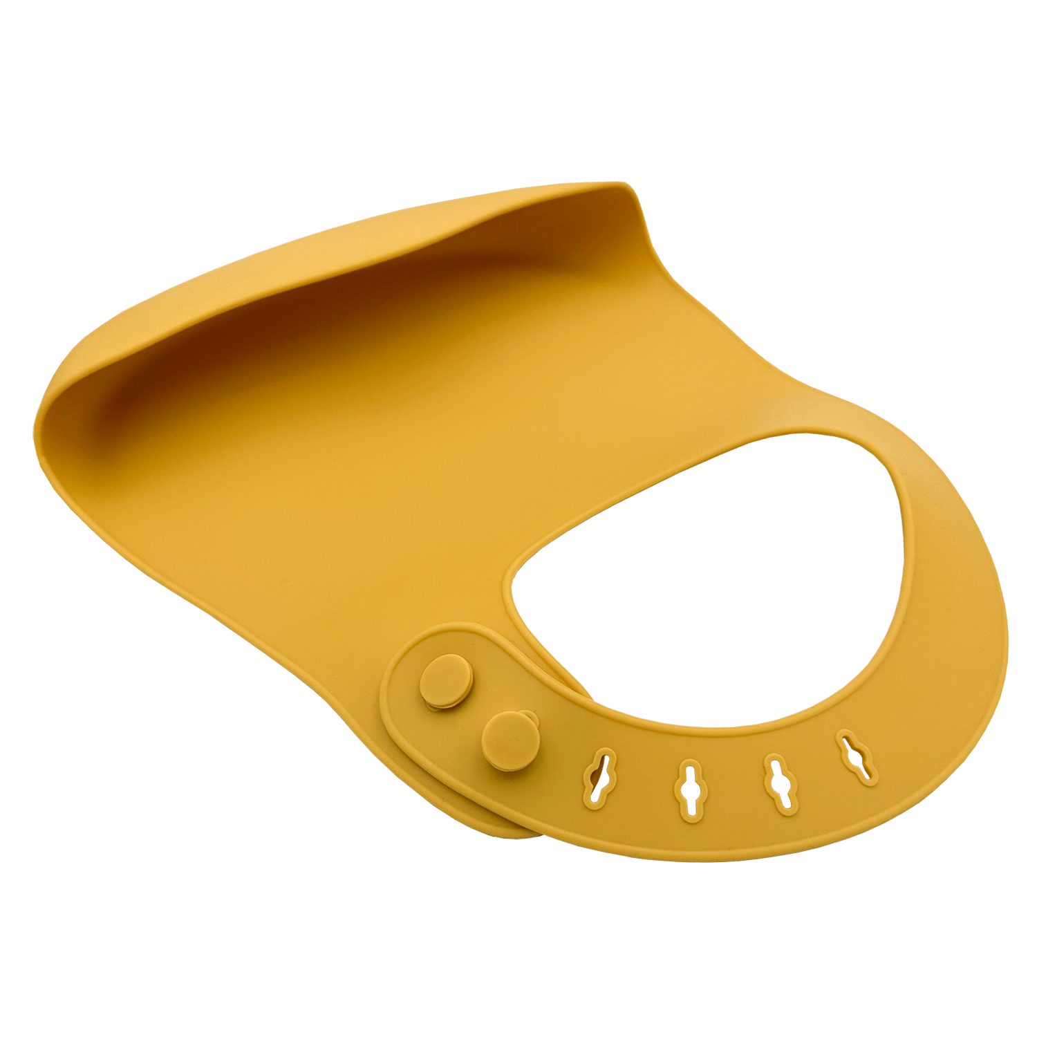 Youly bavaglino con tasca ocra in silicone alimentare