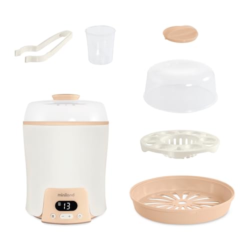 Miniland Super 6 Scaldabiberon Sterilizzatore 6 in 1 Beige