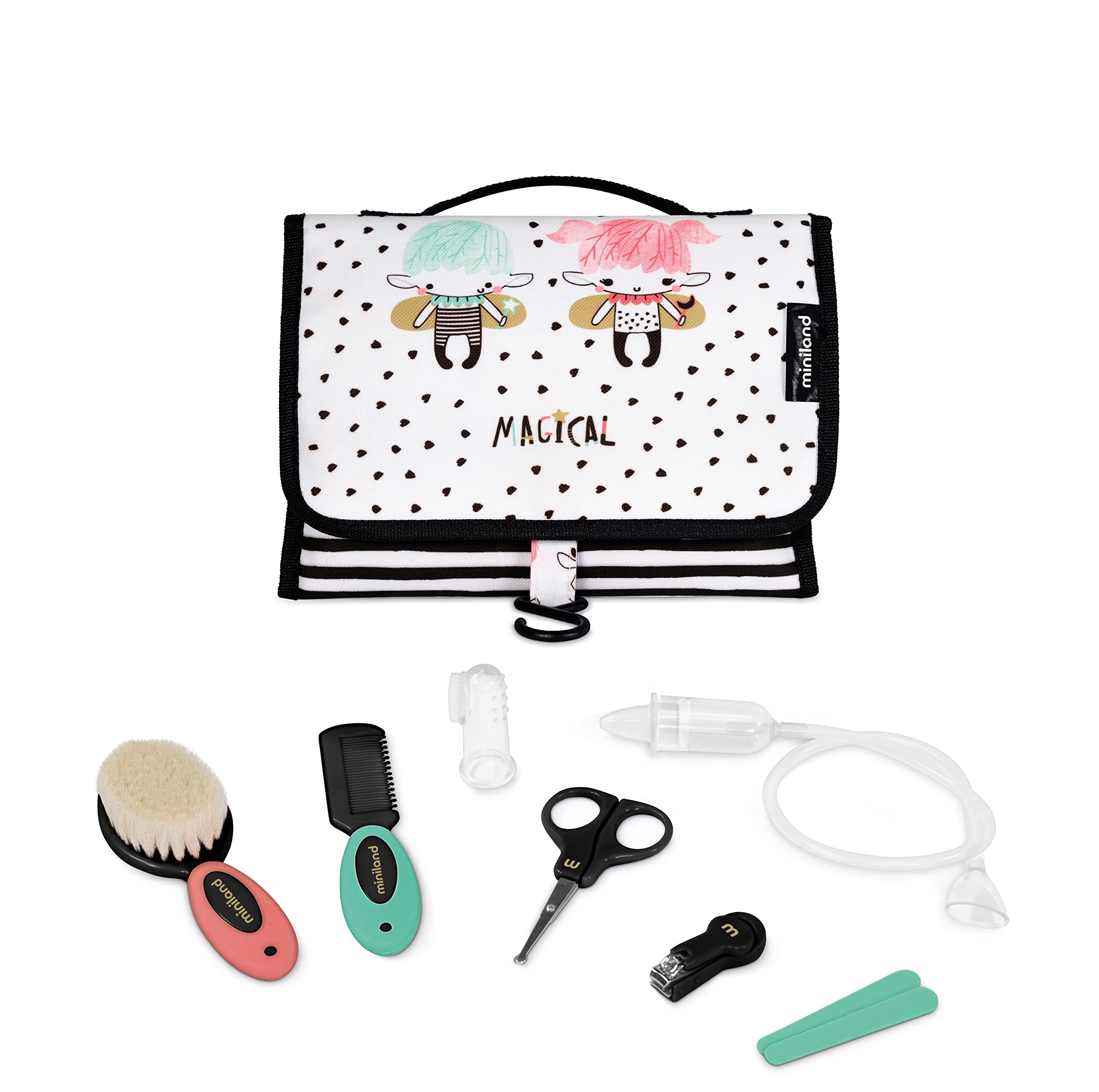 Miniland Baby Bagno Carekit Magical kit igiene neonato viaggio