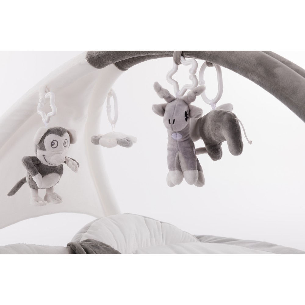 BoJungle Playtime B-Play Gym palestrina Grey Apple morbida