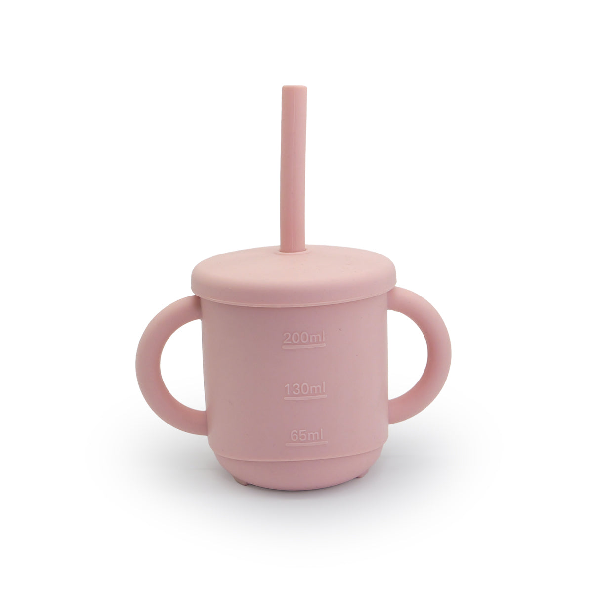 Mizu Baby Taiki tazza silicone rosa 3 in 1 con beccuccio e cannuccia