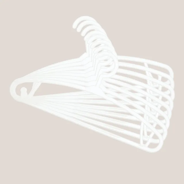 BoJungle Cloth Hangers grucce bianche 8 pezzi bimbo