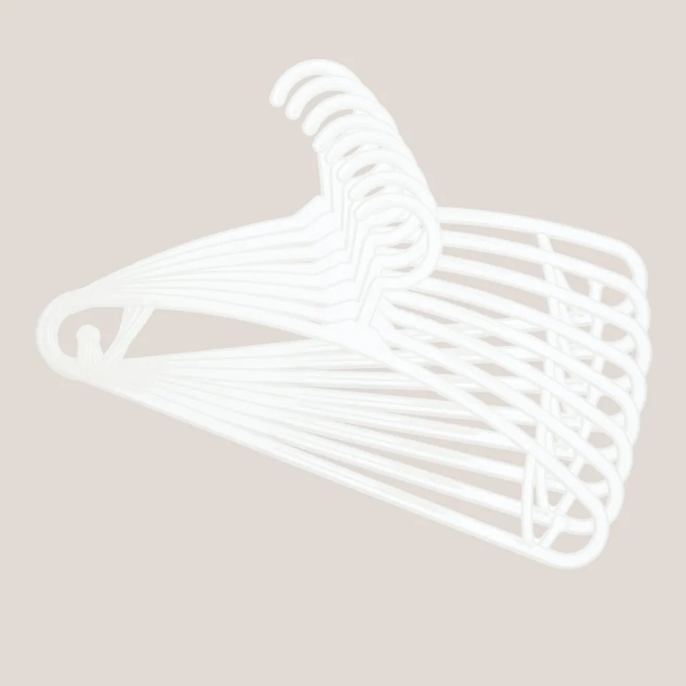 BoJungle Cloth Hangers grucce bianche 8 pezzi bimbo