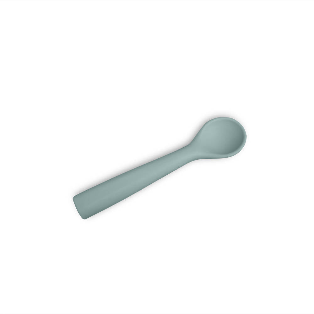Mizu Baby Taiki Cucchiaio Silicone Rosa presa facile