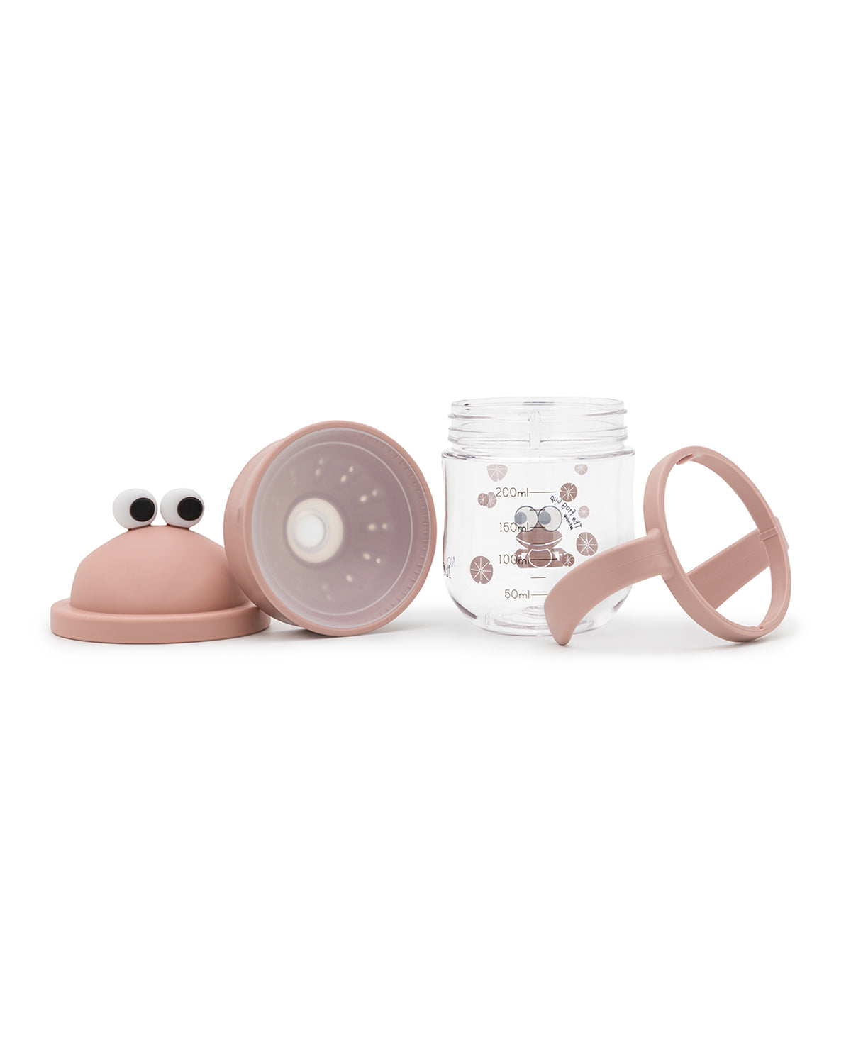 Noui Noui Frog Cup bicchiere 360° rosa 250 ml antigoccia