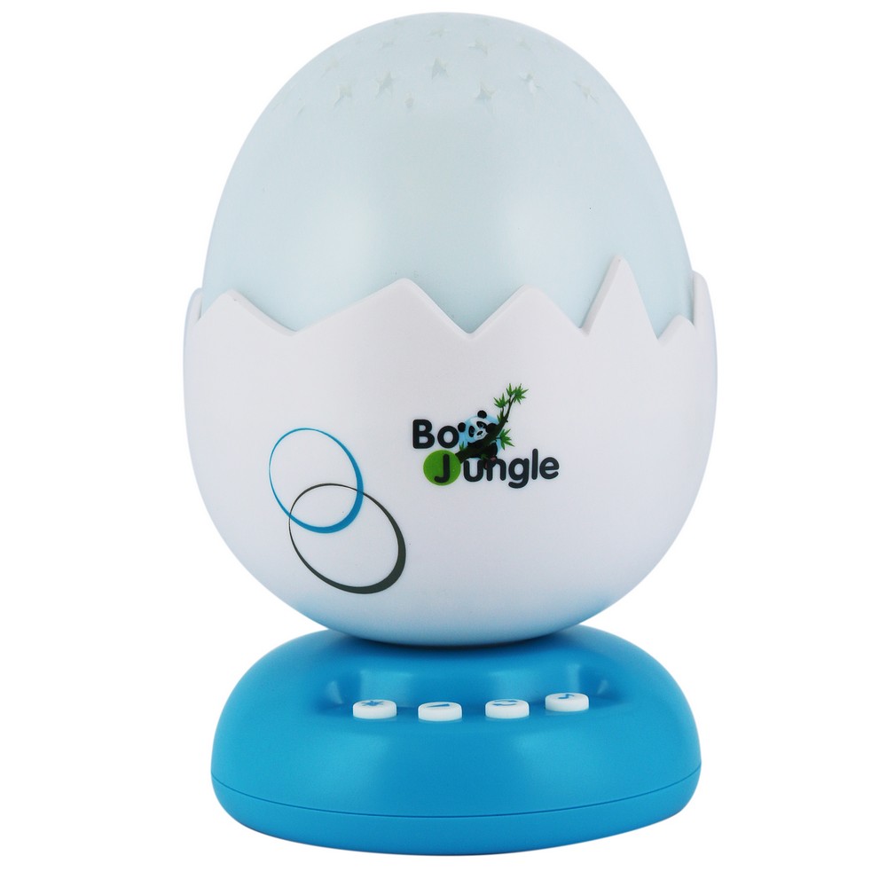 BoJungle B-Egg proiettore luce notturna turchese con musica