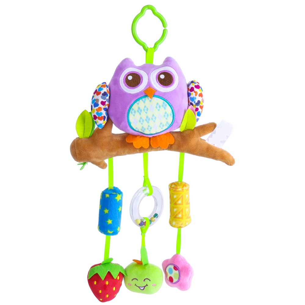 BoJungle B-Hang On Toy Chime Owl peluche gufo neonato