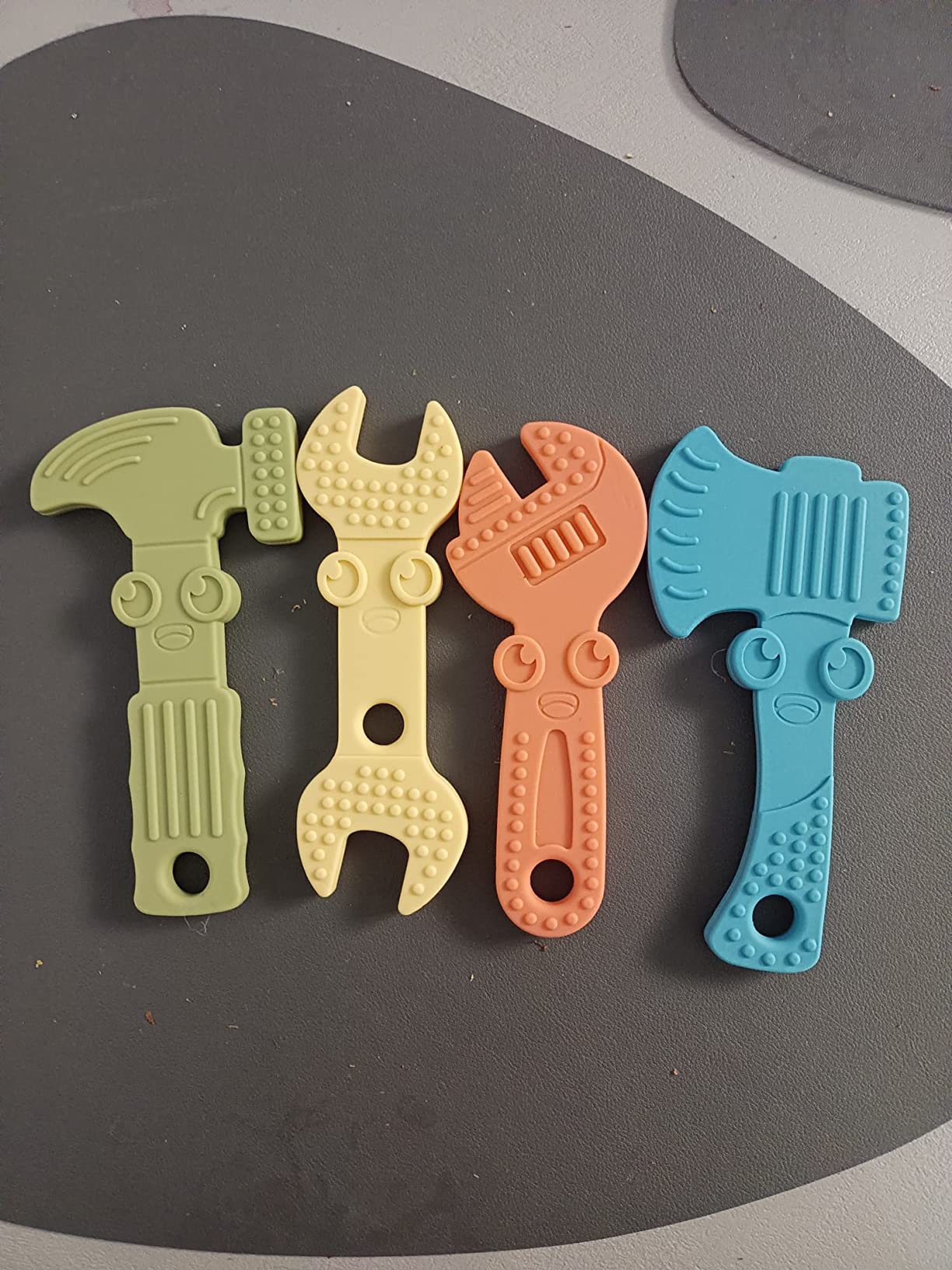 TYRY.HU Teethers massaggiagengive silicone 4 pezzi A