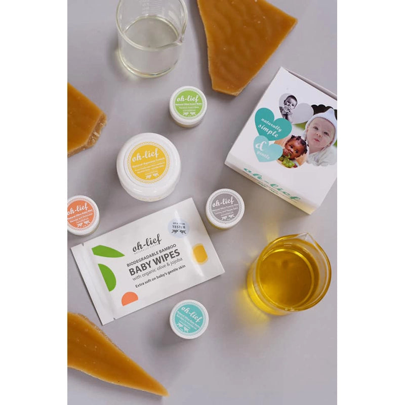 Oh-Lief Starter Box Cura Neonato 6 Prodotti Naturali Idea Regalo