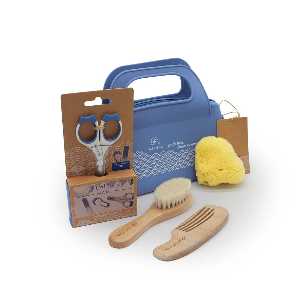 Mizu Baby Mami Set Igiene Neonato Mediterraneo Blu