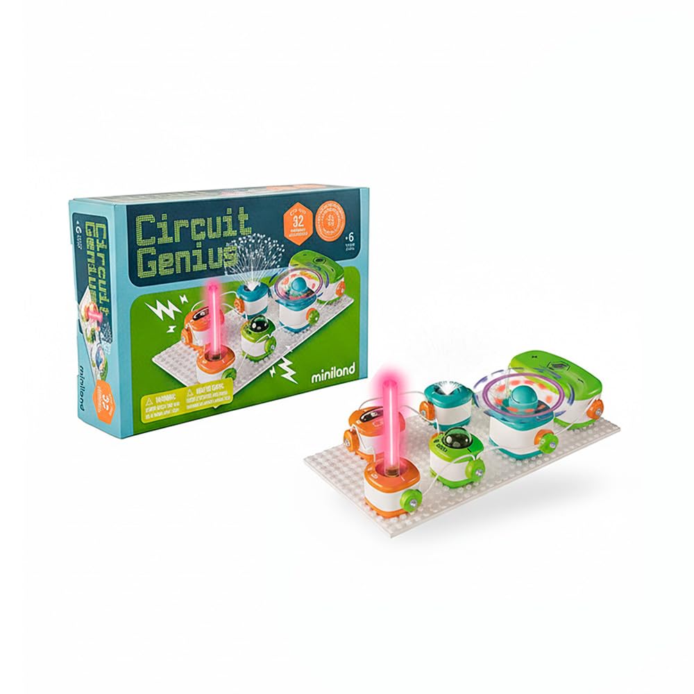 Miniland Scienze Circuit Genious Kit 32 Esperimenti 6 Anni