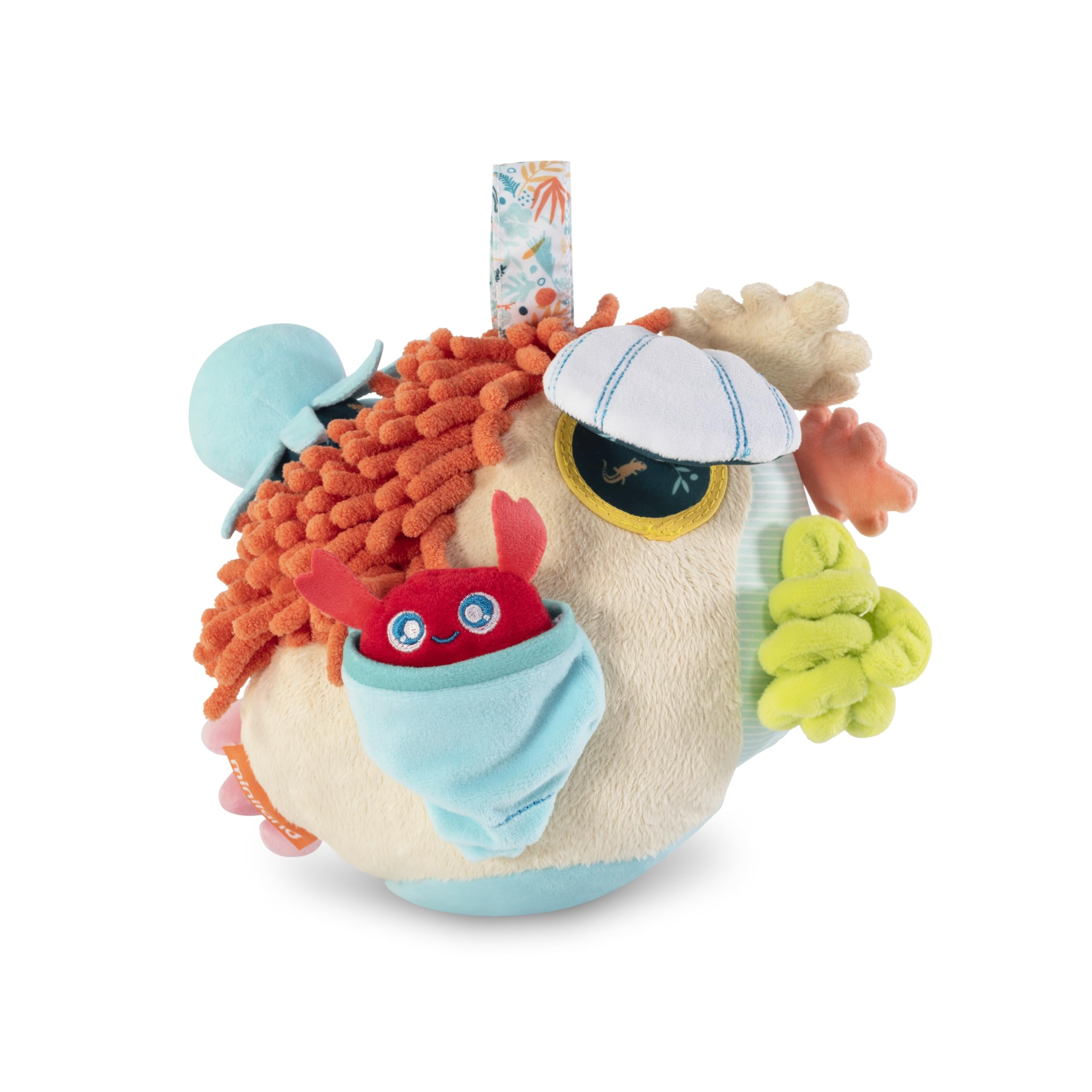 Miniland Sensorial Reef Peluche Sensoriale Neonati Sonaglio