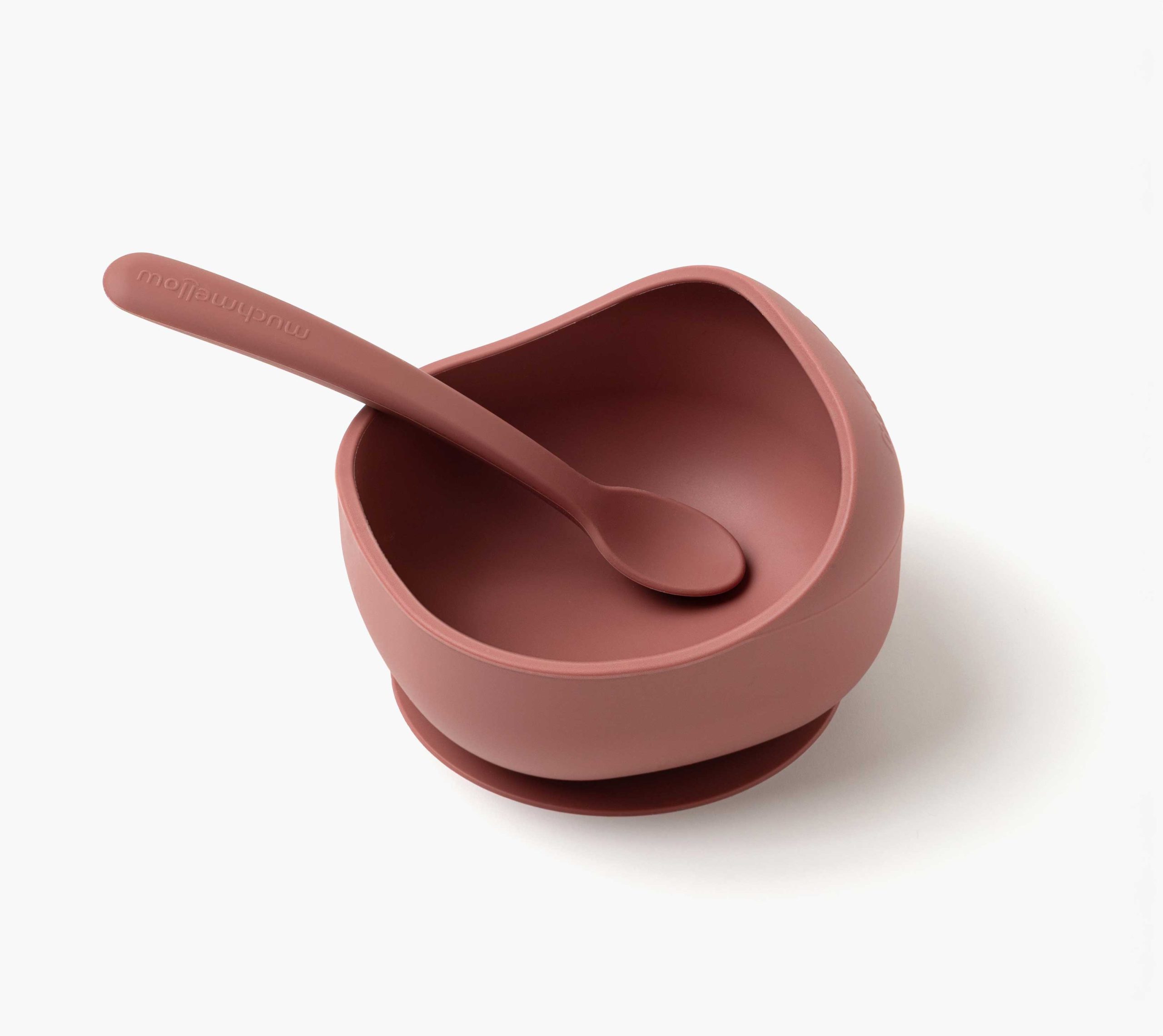 Muchmellow Pappa Set pappa Ciotola e cucchiaio silicone