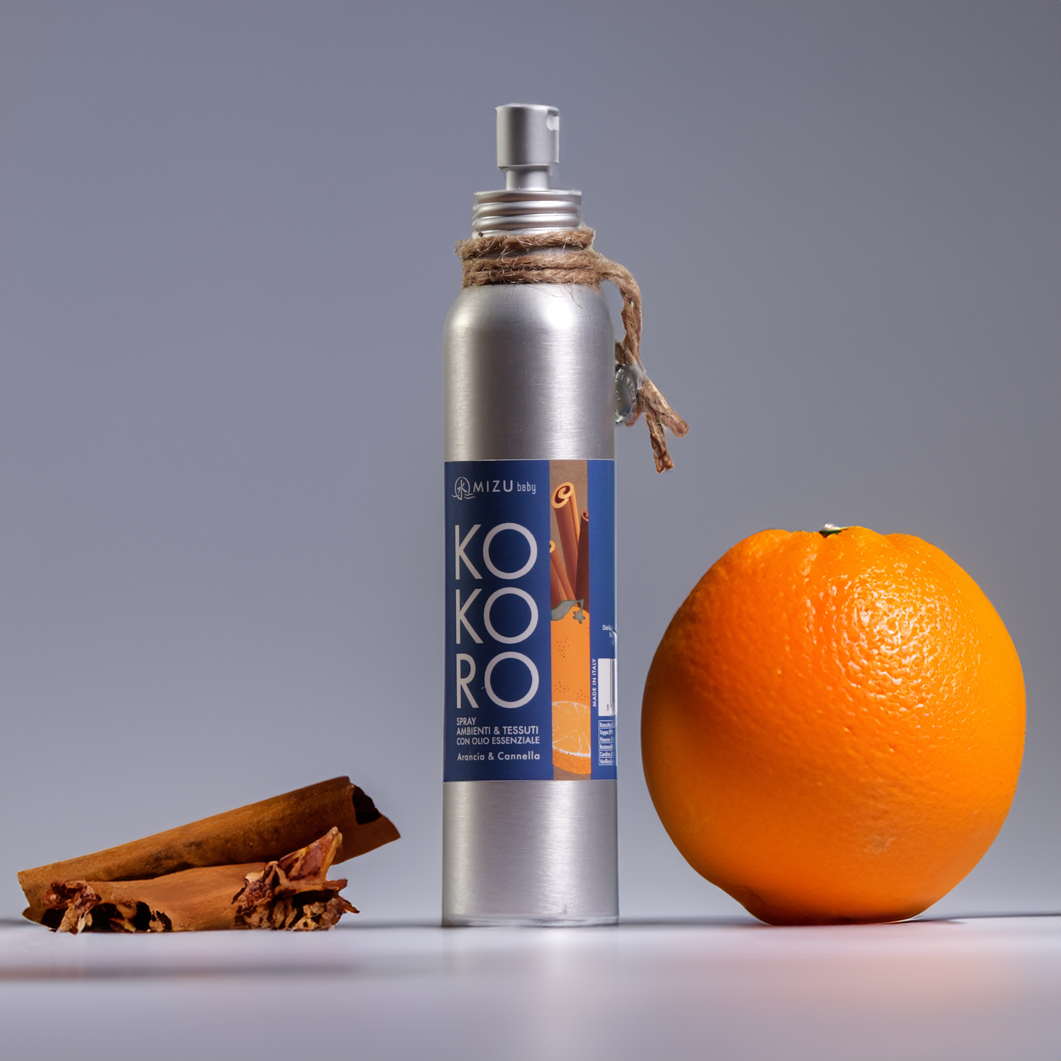 Mizu Baby Kokoro spray ambiente arancia e cannella 150ml