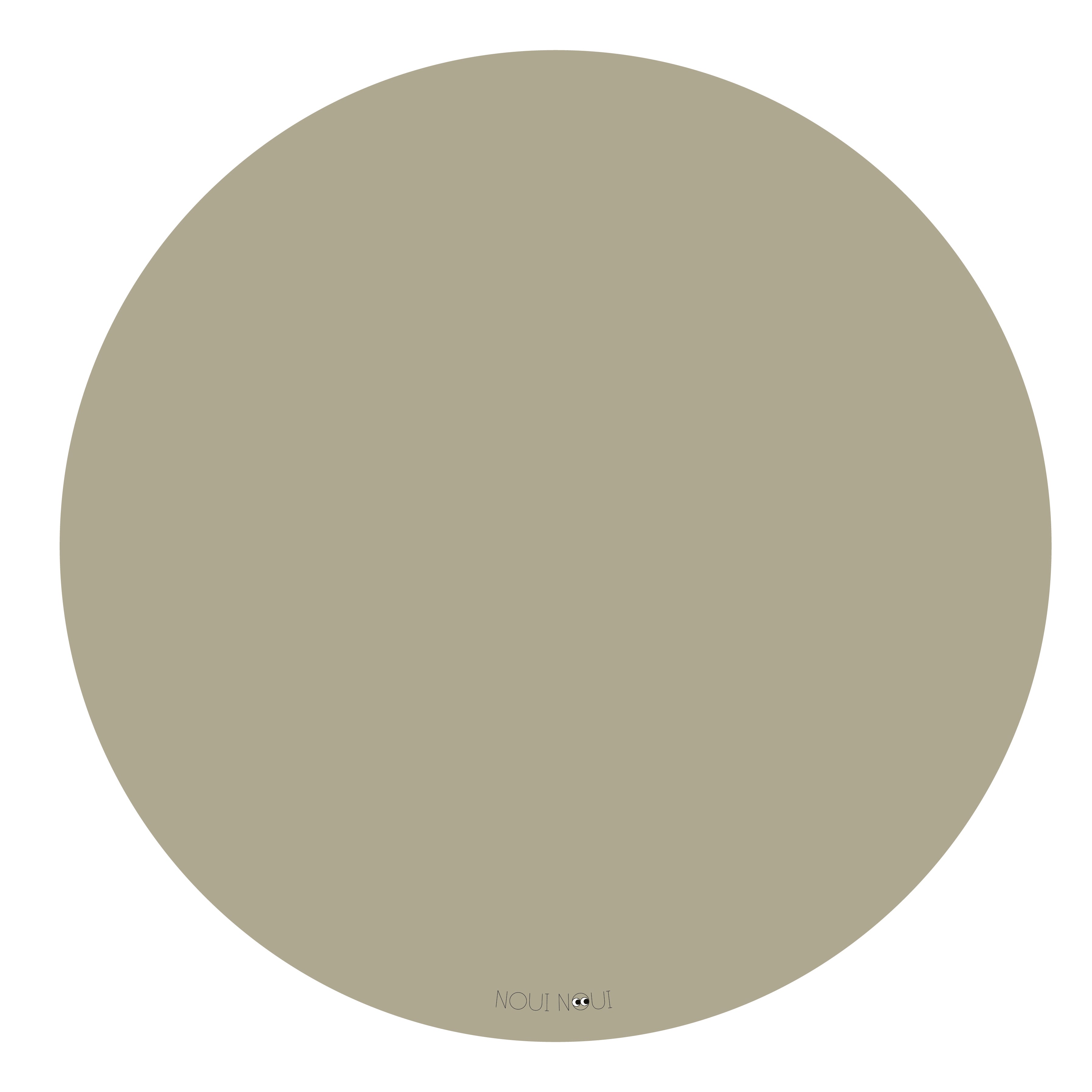 Noui Noui Floor Mats tappetino rotondo Olive Haze vinile