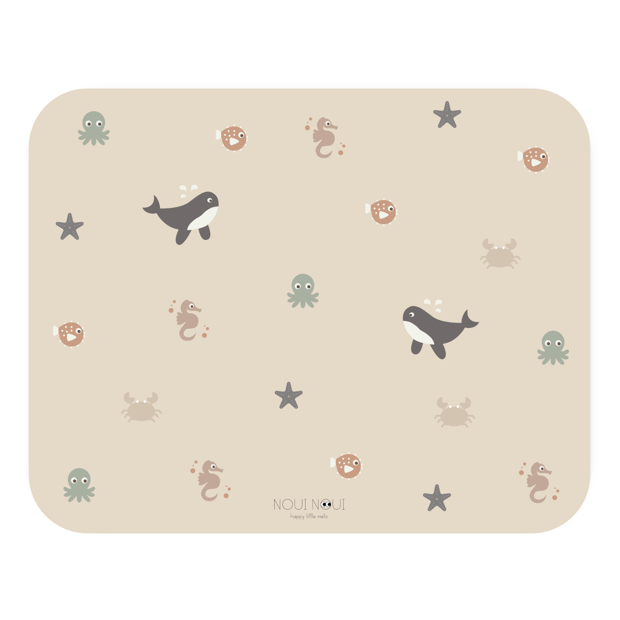 Noui Noui Floor Mats Wild Ocean Nude tappetino 120x95 cm