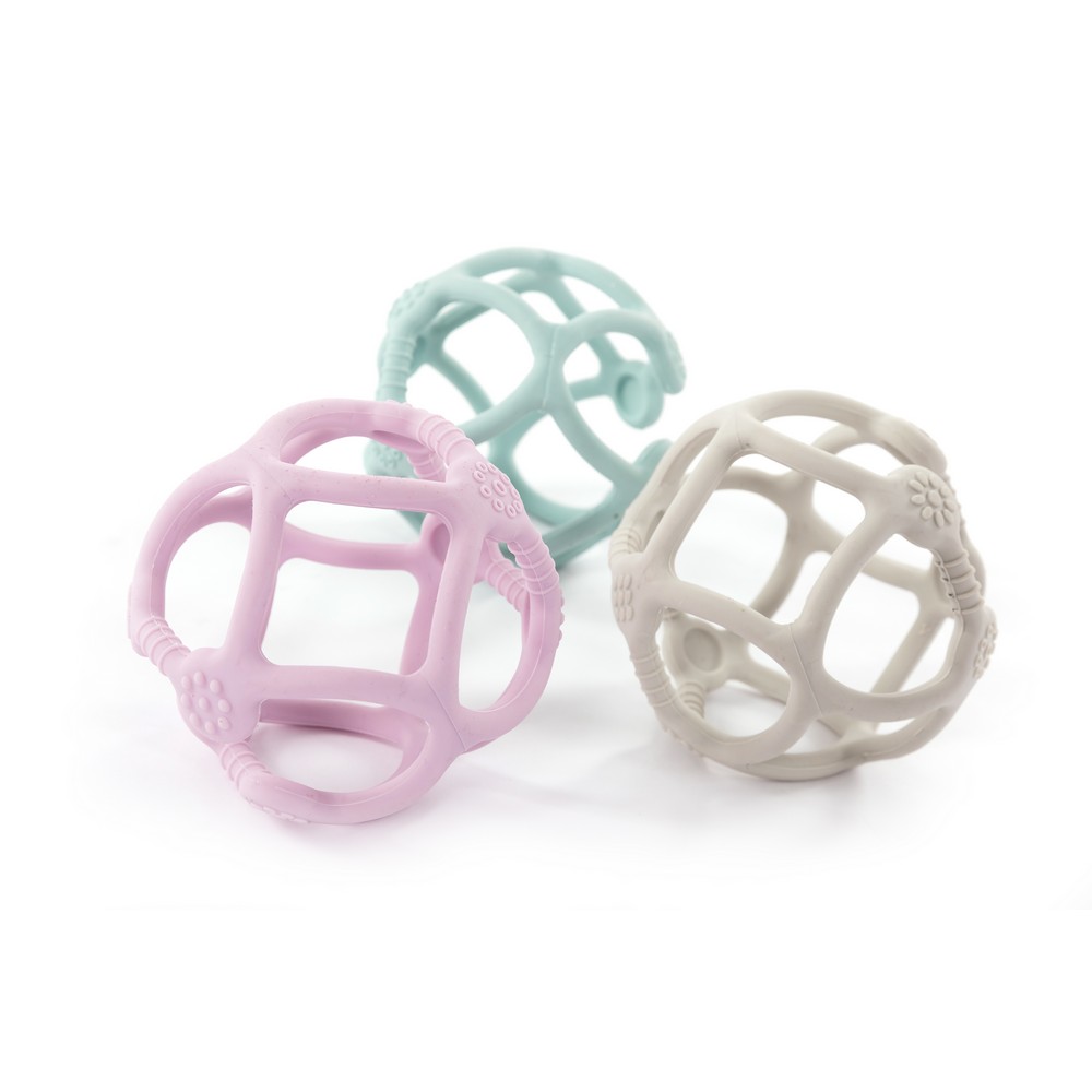 BoJungle Playtime B-Ball palla silicone Pastel Pink dentizione
