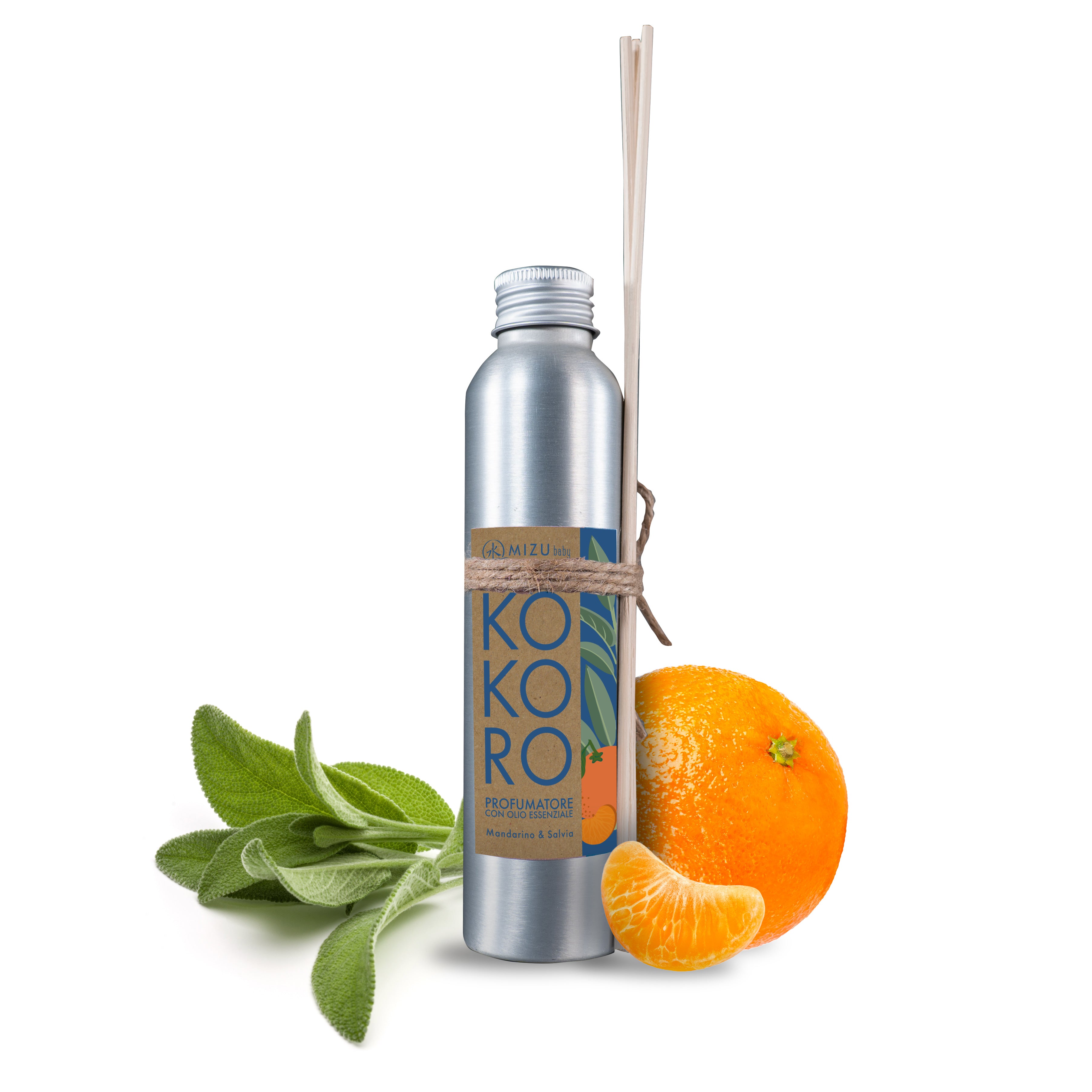 Mizu Baby Kokoro Diffusore Bastoncini 150ml Limone
