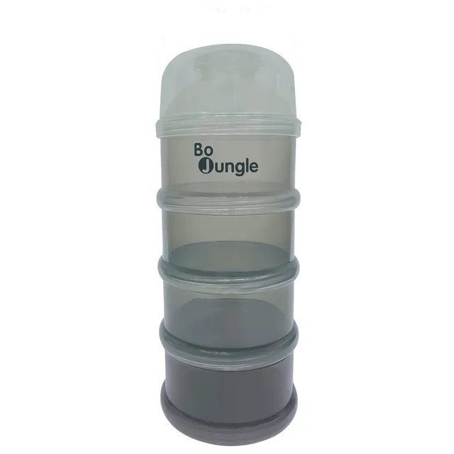 BoJungle B-Dose Dosatore Latte Polvere Grigio 4 Scomparti