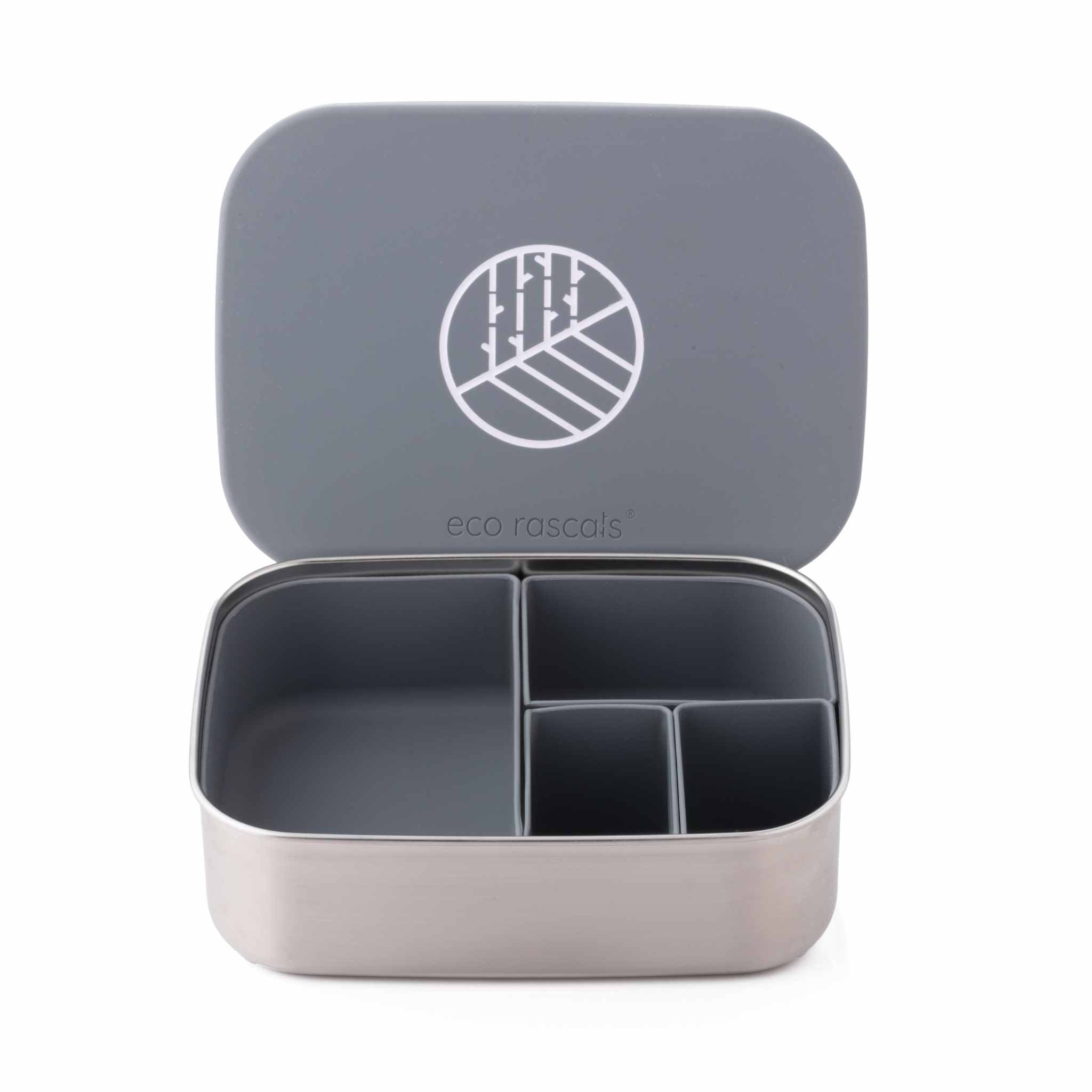 Eco Rascals Lunchboxes portapranzo acciaio argento 1600 ml
