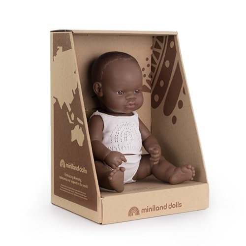 Miniland Dolls 31354 bambola africana 32 cm vinile