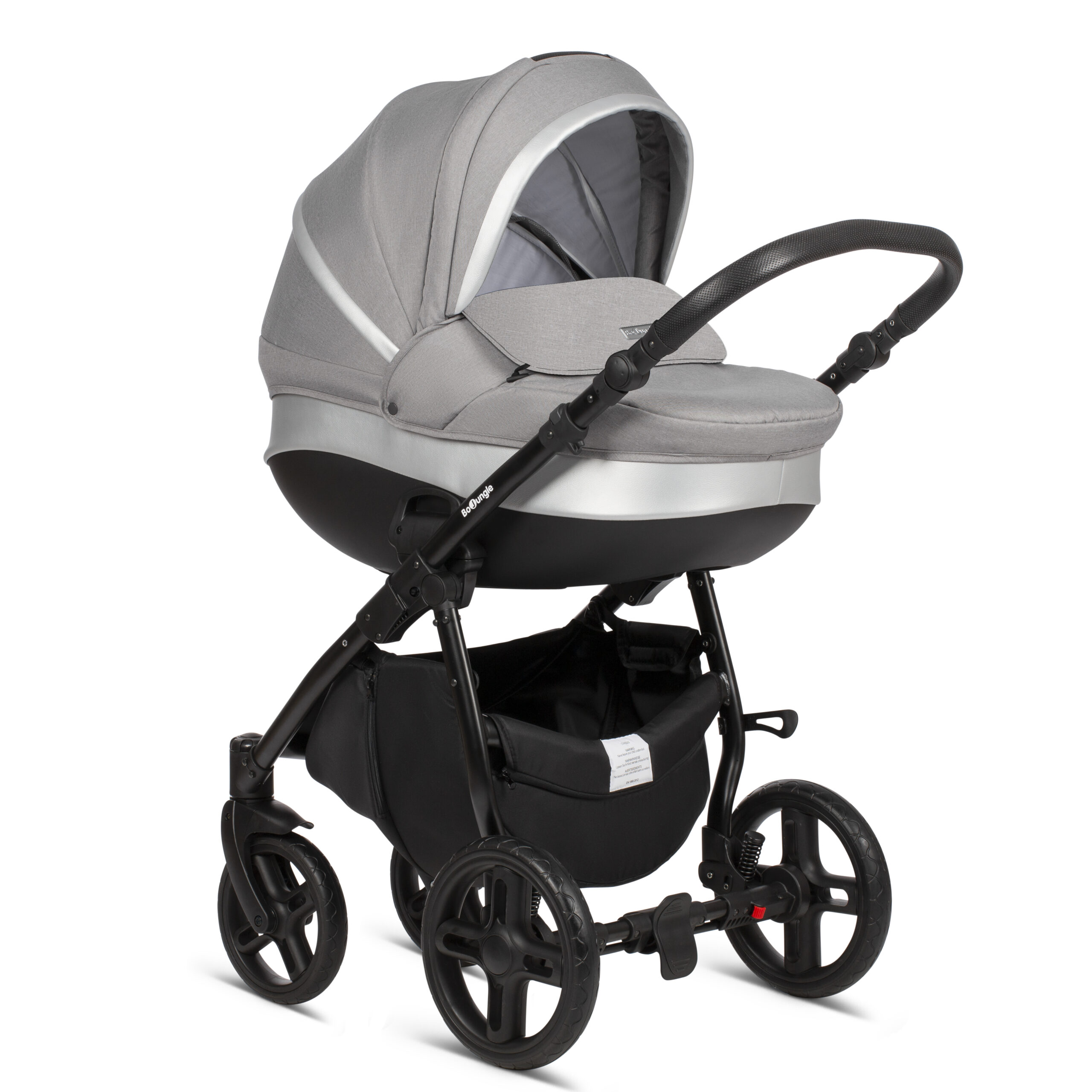 BoJungle B-Strolly passeggino grigio Silver Moon con navicella