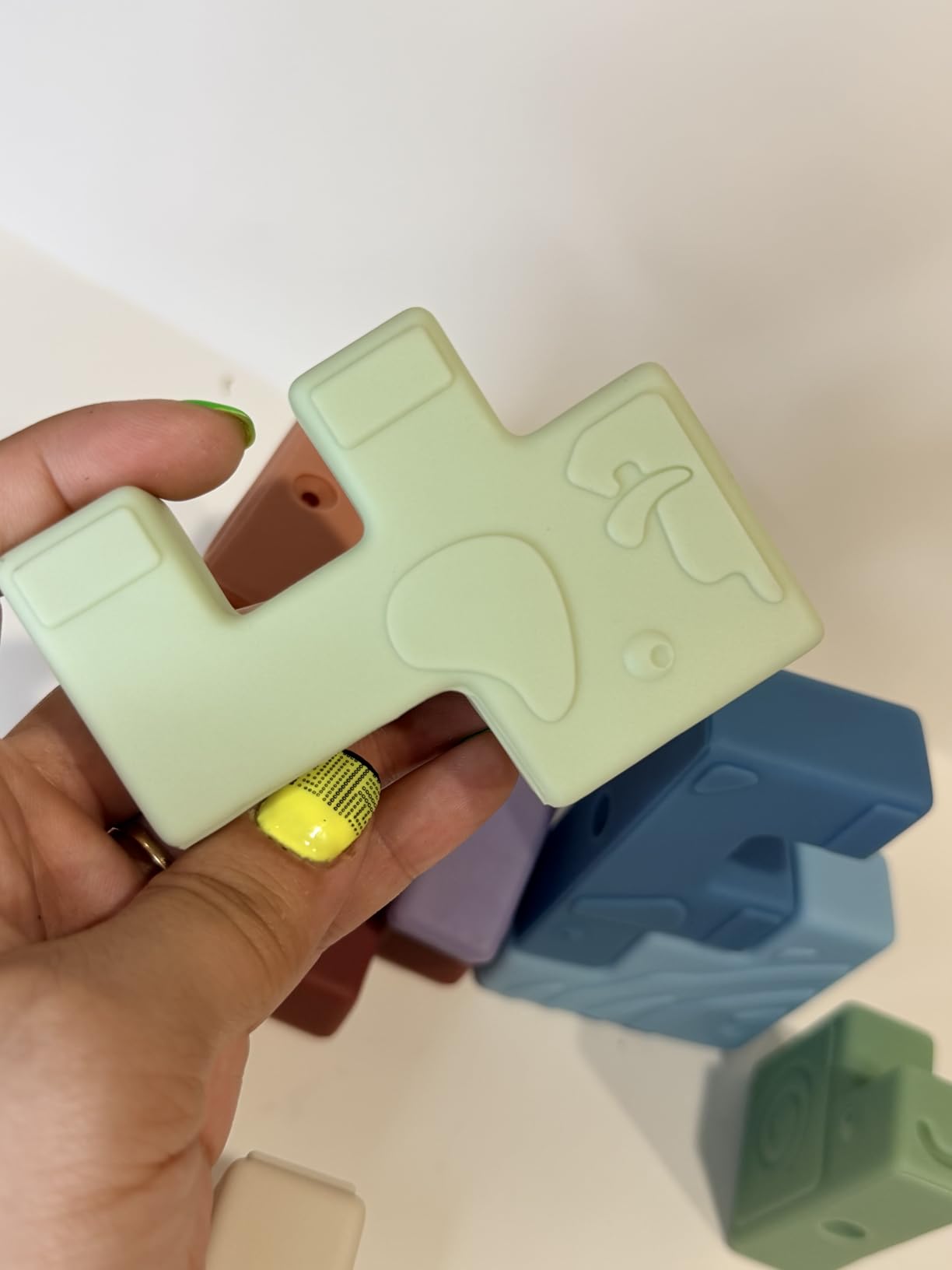 Miniland Soft Animal Blocks puzzle morbido animali 10 pezzi