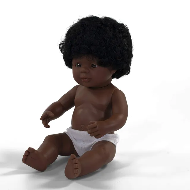 Miniland Bambola Afroamericana 38 cm 31160 Vinile