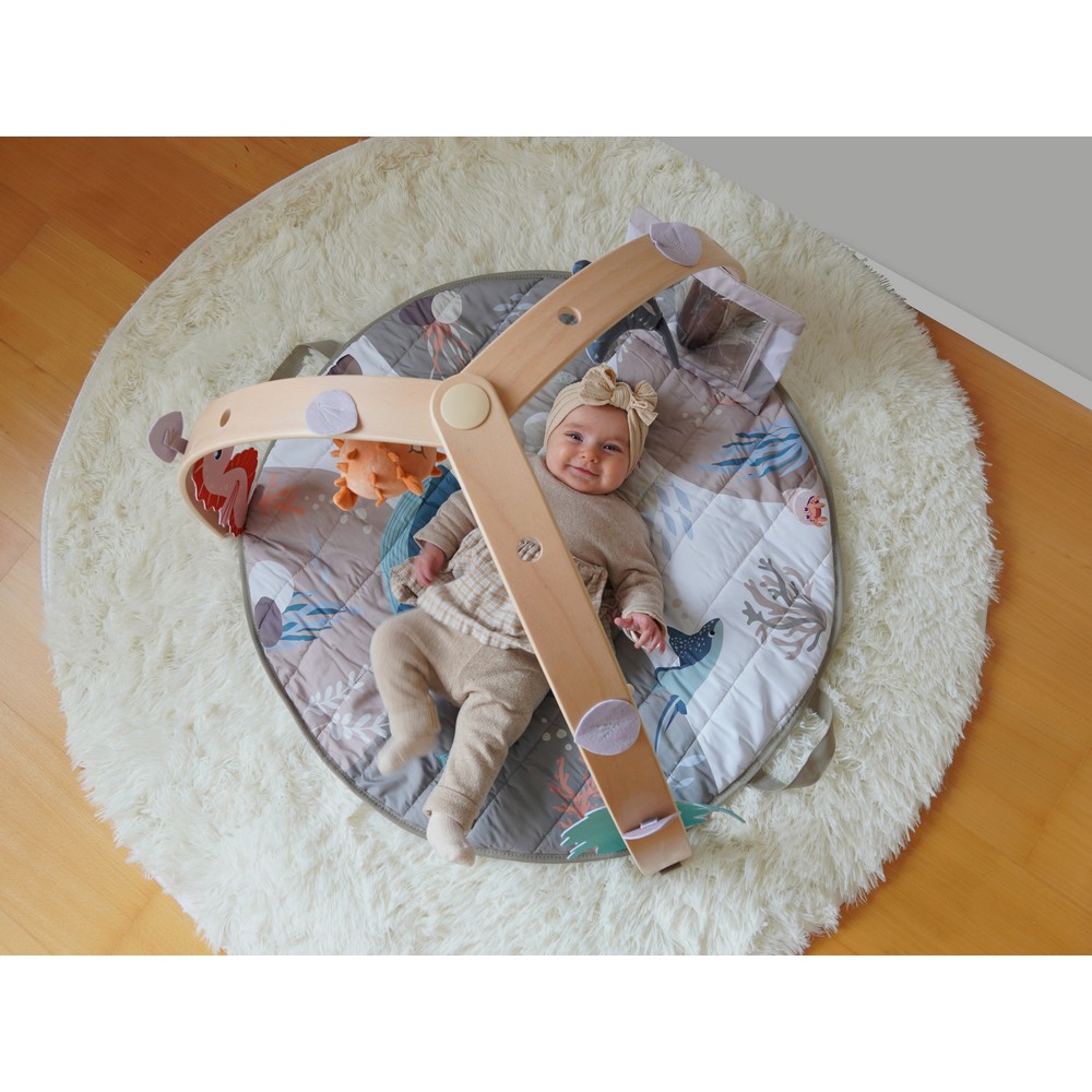 BoJungle Ocean Bliss Wooden Play Gym palestrina legno neonato