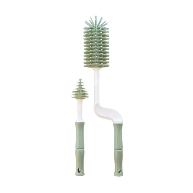 BoJungle Food & Drink scovolino biberon 2 pezzi jade