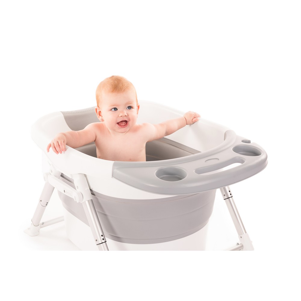 BoJungle B-Foldable Shower Bath Vaschetta Grigia Pieghevole