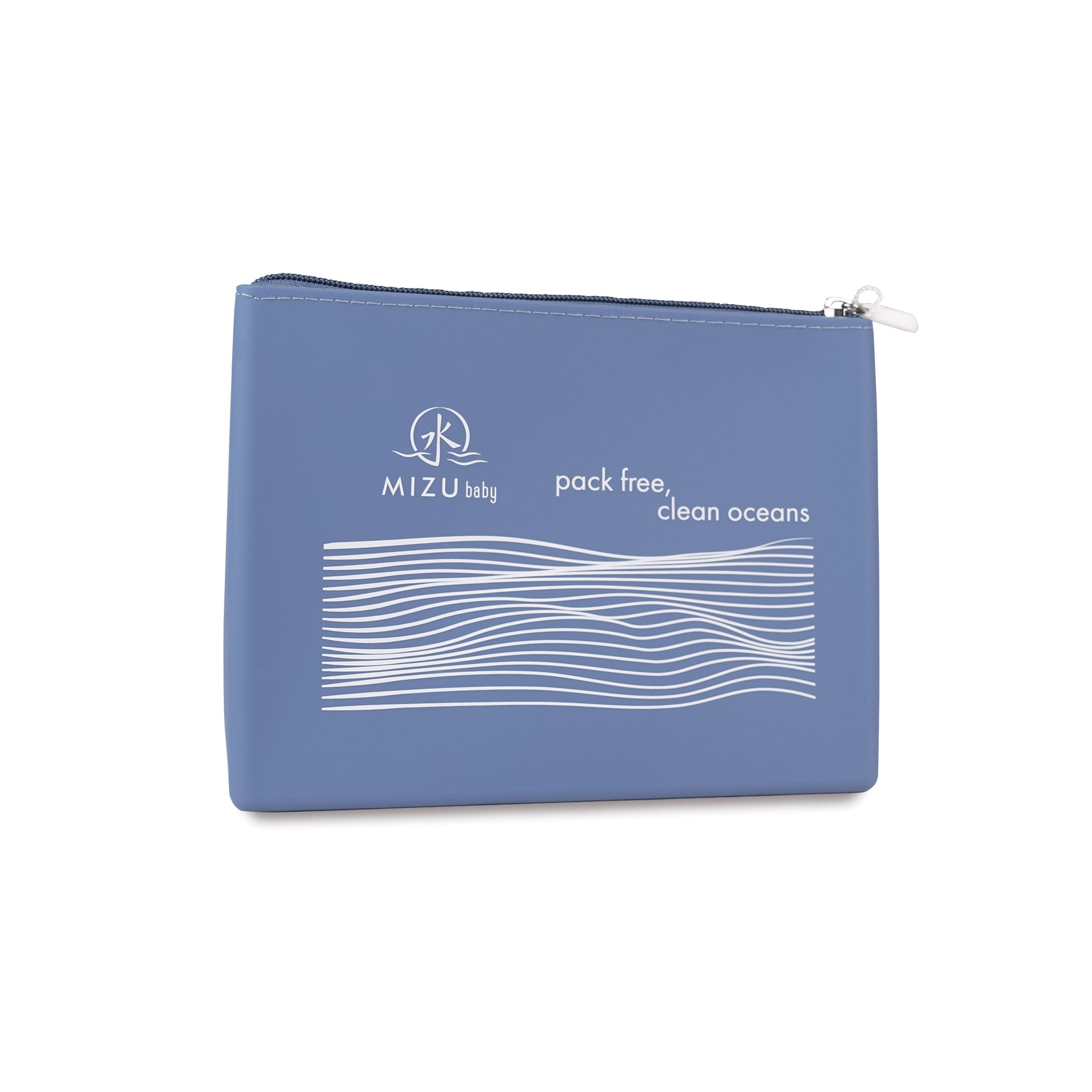 Mizu Baby Mami Blu Mizu pochette silicone impermeabile con zip