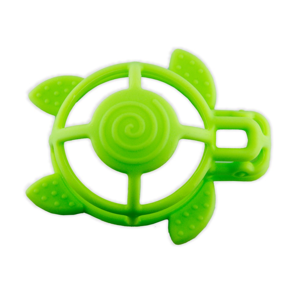 BoJungle Playtime B-Turtle dentaruolo silicone verde