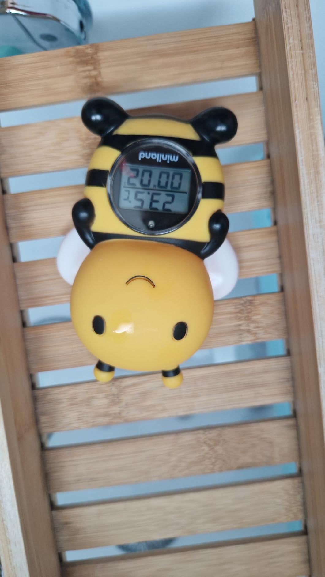 Miniland Bagno Thermo Bath Bee termometro bagnetto ape galleggiante