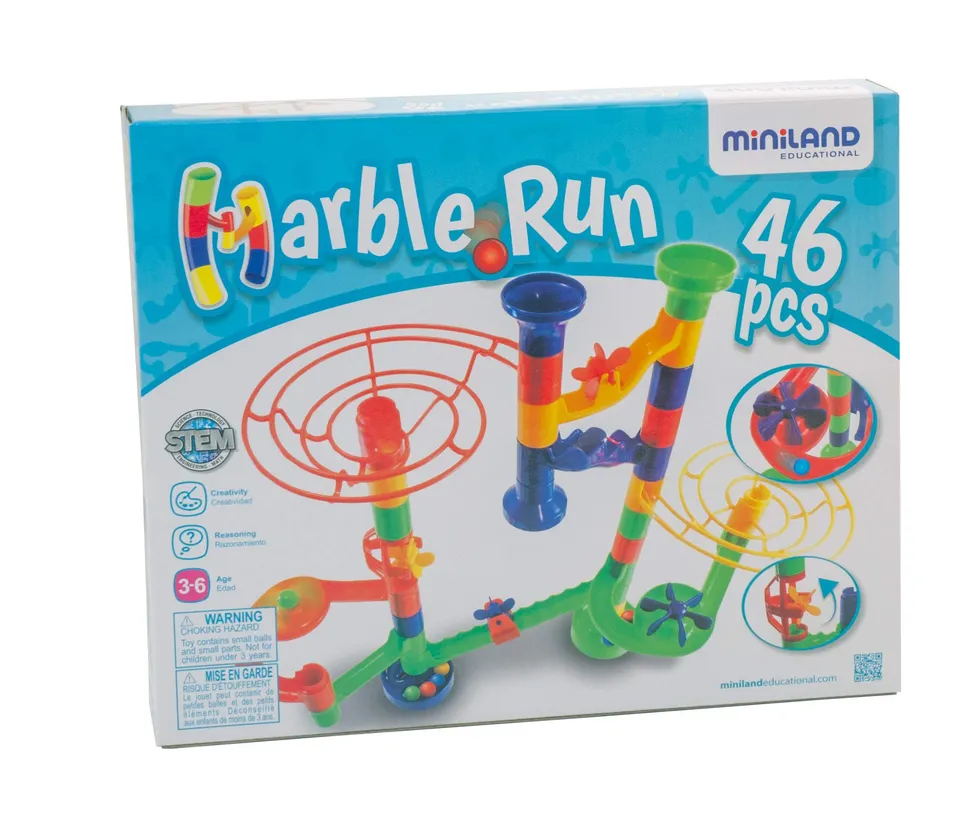 Miniland Giochi Marbulous Set 94115 pista biglie 46 pezzi