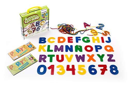 Miniland 123 ABC Attività Lettere Numeri 95280 Lacci