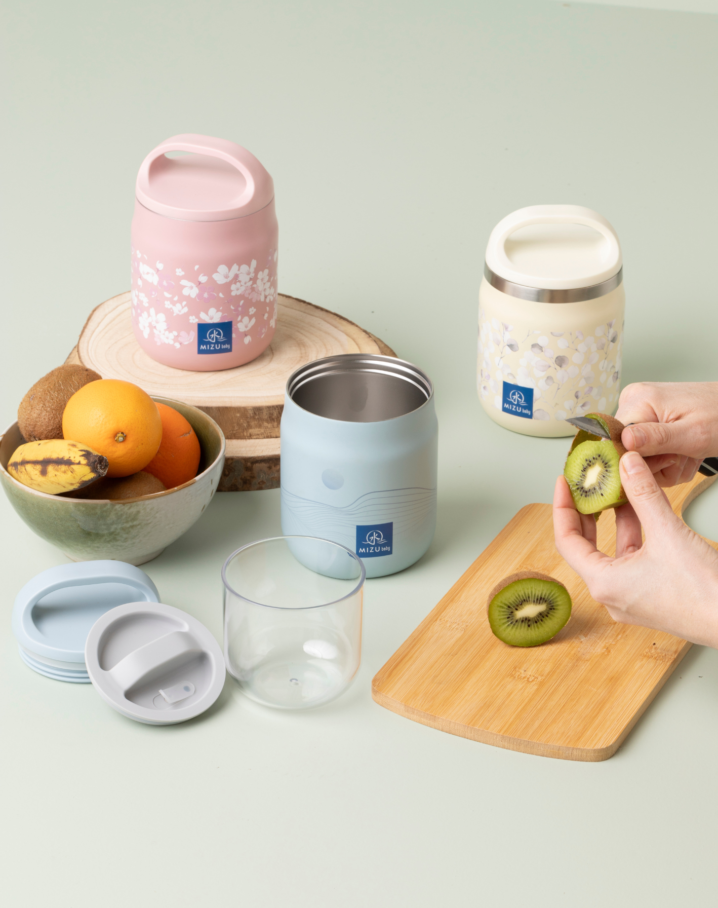 Mizu Baby Yume Food 2in1 Thermos Pappa Malva 600ml + 300ml