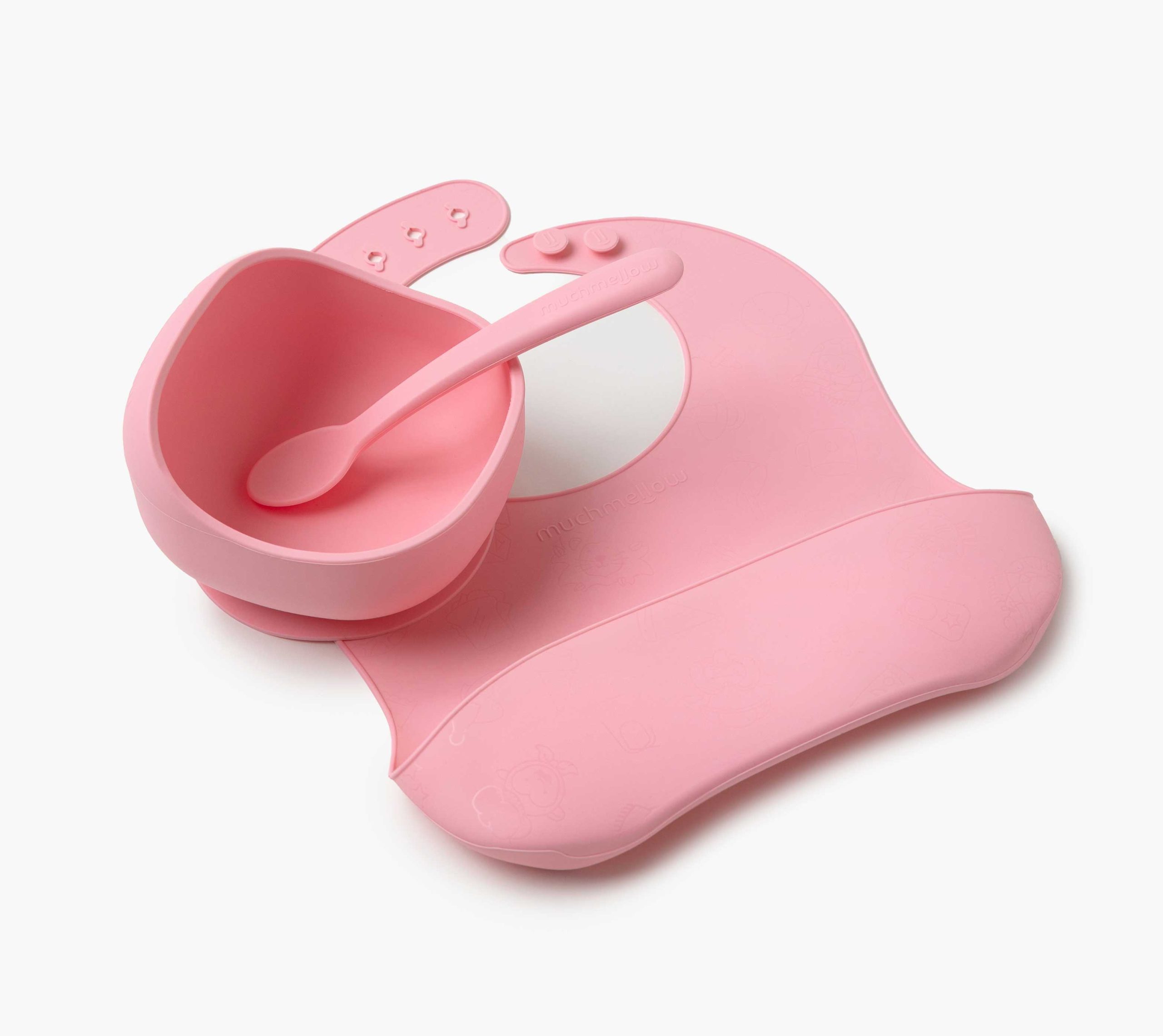 Muchmellow Pappa set pappa silicone ciotola cucchiaio bavaglino